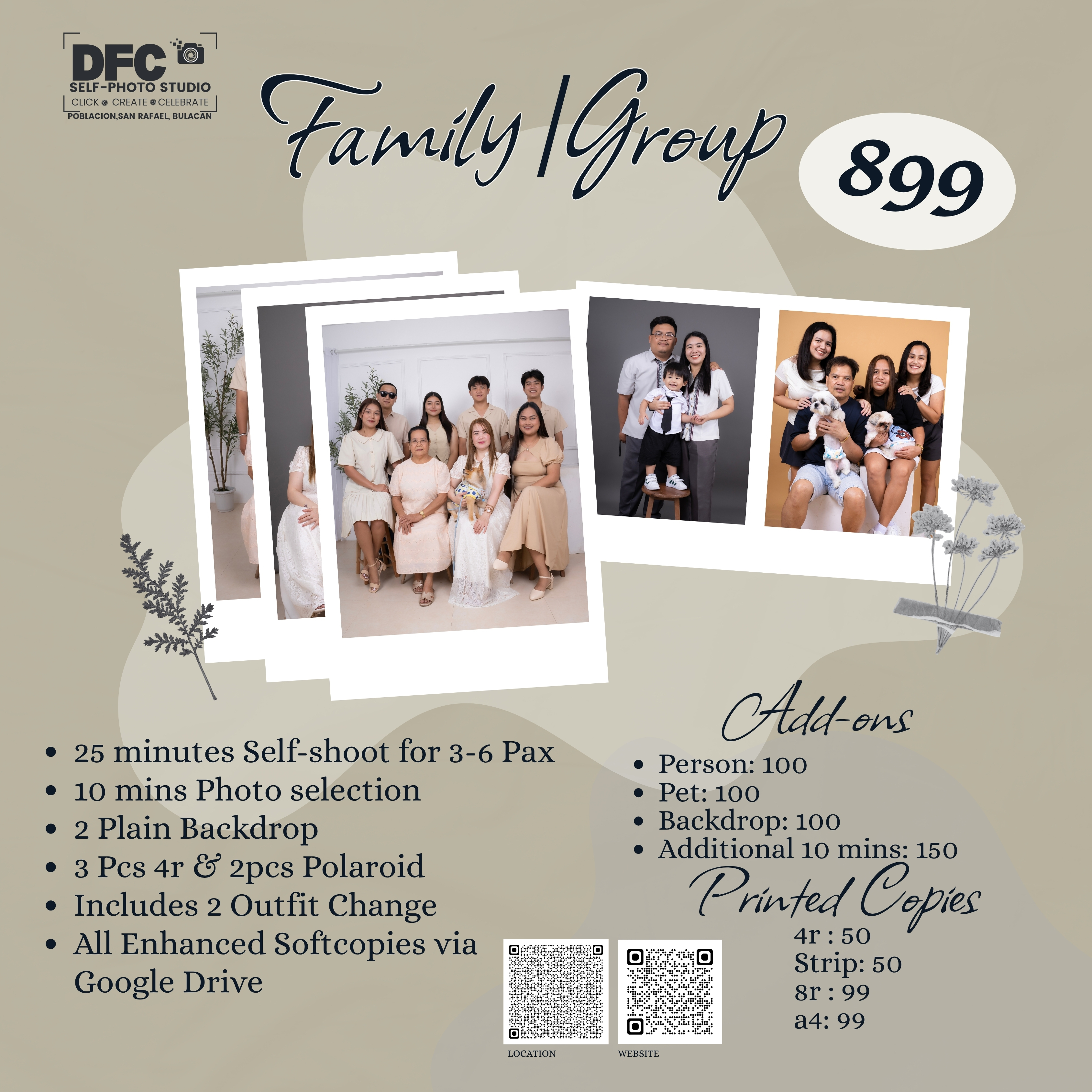 Group or Family Shoot